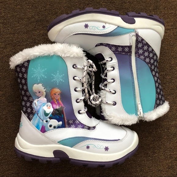 frozen snow boots